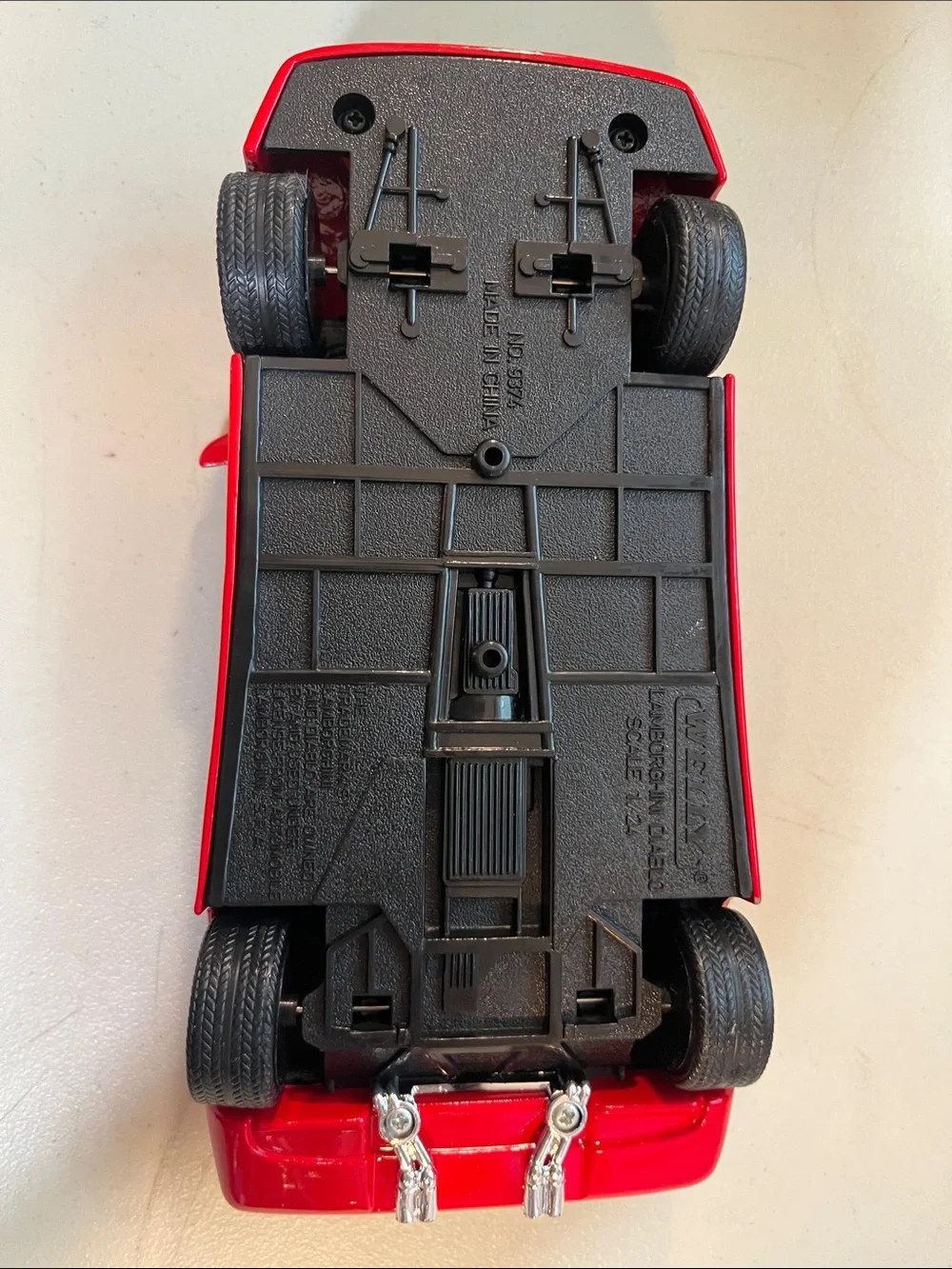 Lamborghini Red Scale Model Sports Car Toy